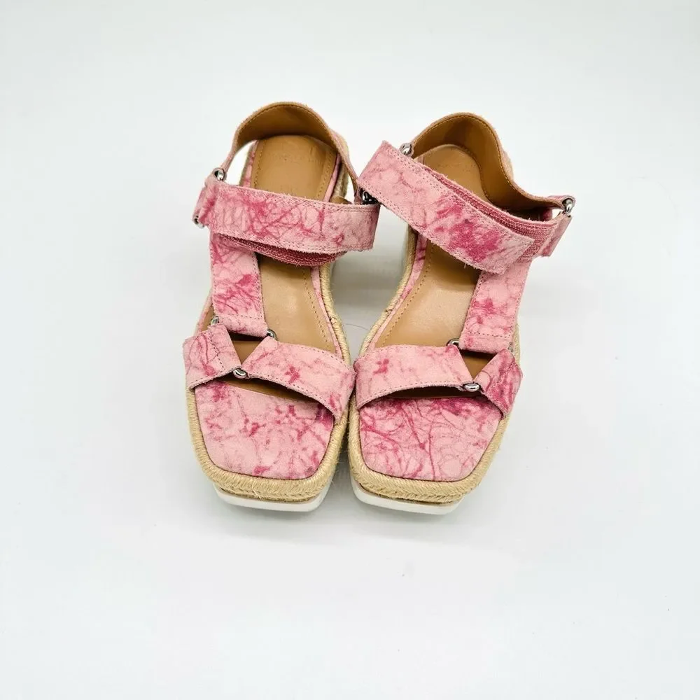 Marc Fisher Pink Strappy Sandals